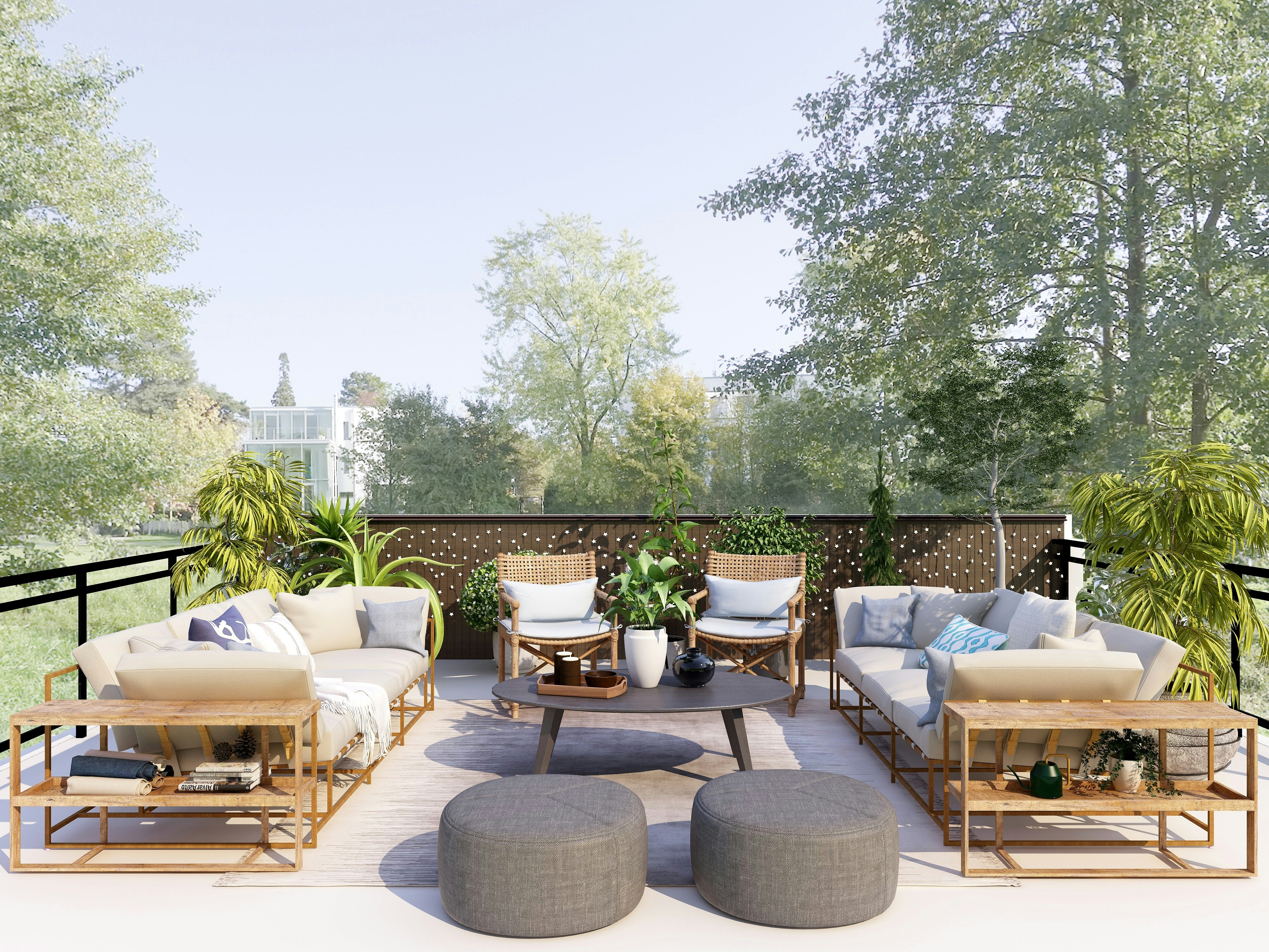 Mobilier outdoor — salon de jardin